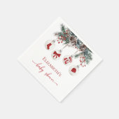 Kerst Baby Borrel Servet (Hoek)