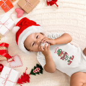 Kerst Baby Elf aangepaste Baby Bodysuit