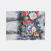 Kerst Baby Fleece Deken (Voorkant (Horizontaal))