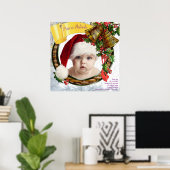 Kerst baby fotolijst poster (Thuiskantoor)