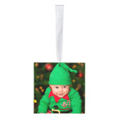 Kerst Baby Foto's Green Plaid Santa's Schattigee E Decoratie (Rechts)