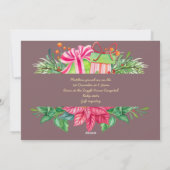 Kerst Baby Geboorteaankondiging Modern Feestdagenkaart (Achterkant)