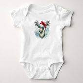 kerst Baby Jersey Bodysuit :D (Voorkant)