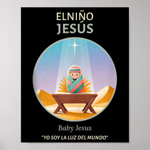 Kerst Baby Jezus - Licht Van De Wereld _ El Niño Poster
