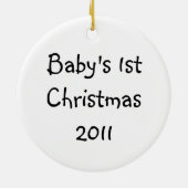 Kerst Baby Joy Ornament (Achterkant)