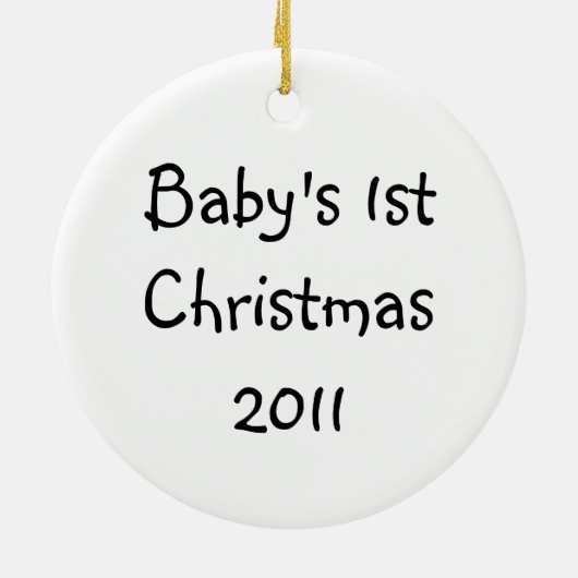 Kerst Baby Joy Ornament (Achterkant)