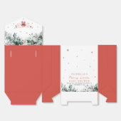 Kerst Baby Kleding Vrolijk Klein Baby shower Bedankdoosjes (Ongevouwen)