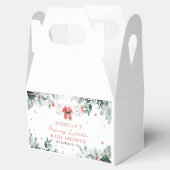 Kerst Baby Kleding Vrolijk Klein Baby shower Bedankdoosjes (Geopend)