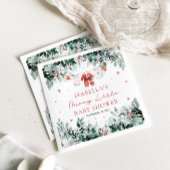 Kerst Baby Kleding Vrolijk Klein Baby shower Servet