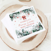 Kerst Baby Kleding Vrolijk Klein Baby shower Servet