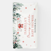 Kerst Baby Kleding Vrolijk Klein Baby shower Spandoek (Verticaal)