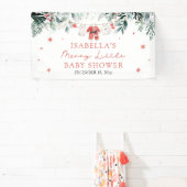 Kerst Baby Kleding Vrolijk Klein Baby shower Spandoek (Insitu)