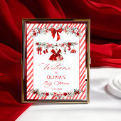 Kerst Baby Kleren Meisje Baby Shower Welkom Poster
