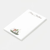 Kerst Baby Lamb Candle Pine Post-it® Notes (Schuin)