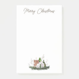Kerst Baby Lamb Candle Pine Post-it® Notes
