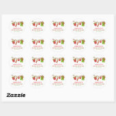 Kerst Baby Laundry Boy Baby shower Sticker (Vel)