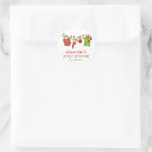 Kerst Baby Laundry Boy Baby shower Sticker (Tas)