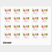 Kerst Baby Laundry Boy Baby shower Sticker (Vel)