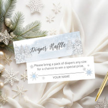 Kerst Baby Luiers Verlootkaart