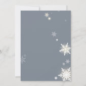 Kerst Baby Meisje Baby shower Kaart (Achterkant)