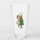 Kerst Baby Meisje Glazen Cup (Achterkant)