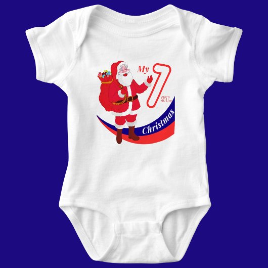 Kerst Baby "Mijn 1e Kerstmis" Romper