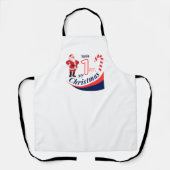 Kerst Baby "Mijn 1e Kerstmis" Schort (Voorkant)