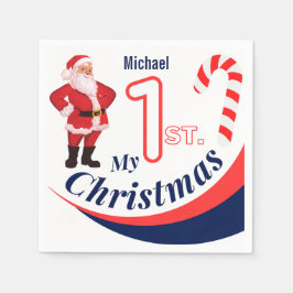 Kerst Baby "Mijn 1e Kerstmis" Servet