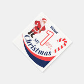 Kerst Baby "Mijn 1e Kerstmis" Servet (Hoek)