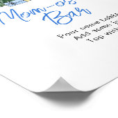 Kerst Baby Mom-osa bar Poster (Hoek)