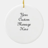 Kerst Baby Naam Ornament (Achterkant)