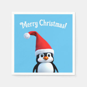 Kerst baby Pinguïn Servet