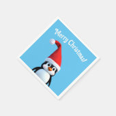 Kerst baby Pinguïn Servet (Hoek)