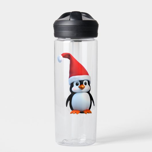 Kerst baby Pinguïn Waterfles (Voorkant)