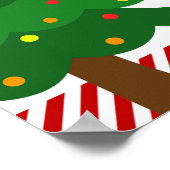 Kerst Baby Rendieren Geslacht onthullen Welkomstbo Poster (Hoek)