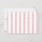 Kerst baby shower bedankkaart (Achterkant)