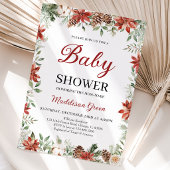 Kerst Baby Shower Kaart
