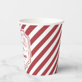 Kerst Baby Shower Papieren Bekers (Achterkant)