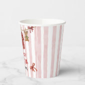 Kerst Baby Shower Papieren Bekers (Links)
