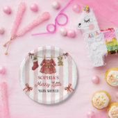 Kerst Baby Shower Papieren Bordje (Feest)