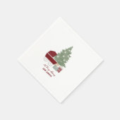 Kerst baby shower servetten (Hoek)