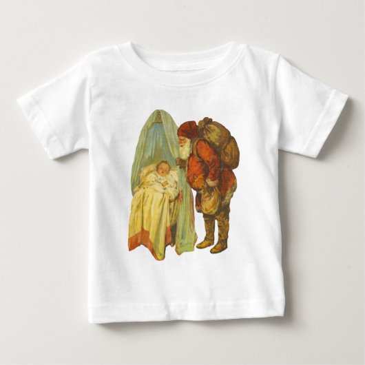 Kerst Baby Sint Claus Vintage (Voorkant)