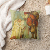 Kerst Baby Sinterklaas Vintage Kussen (Deken)