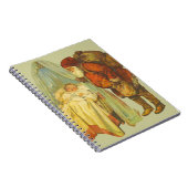 Kerst Baby Sinterklaas Vintage Notitieboek (Rechterzijde)