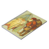 Kerst Baby Sinterklaas Vintage Notitieboek (Linkerzijde)