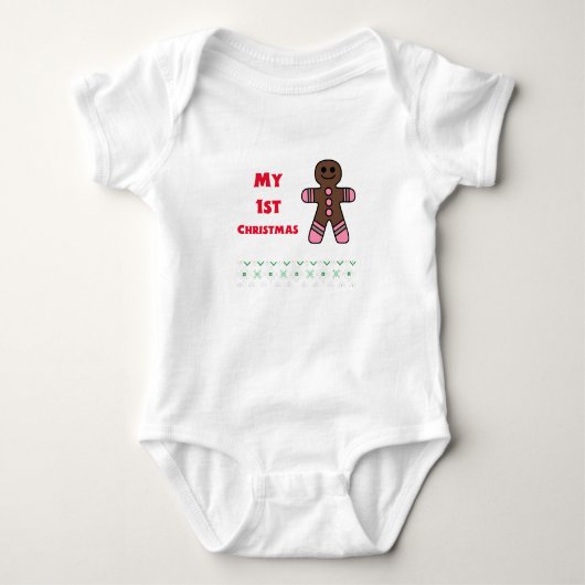 Kerst Baby T-shirt (Voorkant)