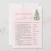 Kerst Baby tradities rond de wereld spel Kaart (Voorkant)