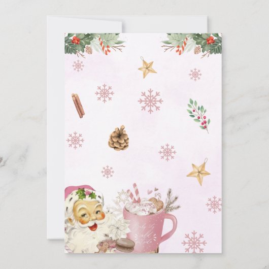 Kerst Baby Voorspellingen & Advies Spelkaart Kaart (Achterkant)