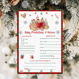 Kerst Baby Voorspellingen & Advies Spelkaart Kaart