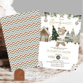 Kerst Babyborrel Voor Jongen of Meisje - Beer Kaart